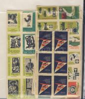 270db felvágatlan csehszlovák gyufacímke (13x2 + 1 ívdarab)