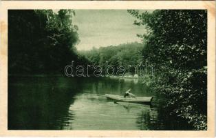 Pozsony, Pressburg, Bratislava; Vaskutacska tó, evezős csónak / Eisenbrünnel Teich (Eisenbründl) / Zelezná Studienka / spa, lake, rower (ázott sarok / wet corner)