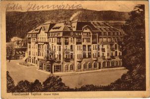 Trencsénteplic, Trencianske Teplice; Grand Hotel Nagyszálloda / hotel, spa (EB)