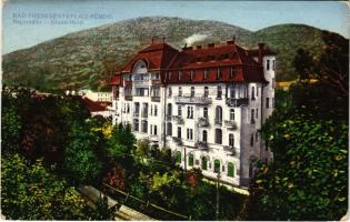 1917 Trencsénteplic, Trencianske Teplice; Grand Hotel Nagyszálloda. Ondreicska Fábián kiadása / hotel, spa (EK)