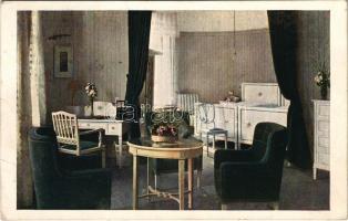 1916 Pöstyén, Piestany; Thermia Palace, Ferdinánd bolgár király lakosztálya / spa hotel, Royal suite interior (EK)