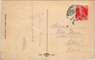 1919 Pöstyén, Piestany; Thermia park. Lampl Gyula kiadása / park, spa (EK)