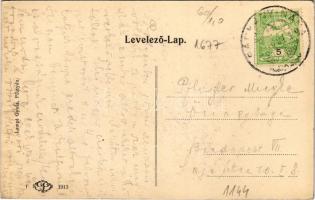 1919 Pöstyén, Piestany; Thermia Palace szálloda, Irma fürdő. Lampl Gyula kiadása / spa, hotel, bath ...
