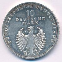 Németország 1998F 10M Ag "50 éves a Német Márka" T:AU patina
Germany 1998F 10 Mark Ag &qu...