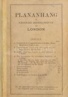 Plananhang zu Baedekers Reisehandbuch für London. Leipzig, 1912, Karl Baedeker. Kihajtható, színes térképekkel. Német nyelven. Átkötött egészvászon-kötésben, az eredeti papírborító bekötve.