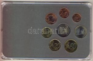 Ausztria 2002-2005. 1c-2€ 8klf db, benne 2€ "50 éve írták alá az Államszerz...