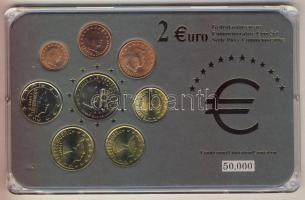 Luxemburg 2004. 1c-2€ 8klf db, benne 2€ "Henri" alkalmi veret, kereskedői szettben T:BU Limitált kiadás! Tanúsítvánnyal!