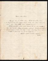 1907 Bp., Németh Károly Géza vas- és fűszerkereskedése a kaszáshoz, szecessziós fejléces levélpapírr...