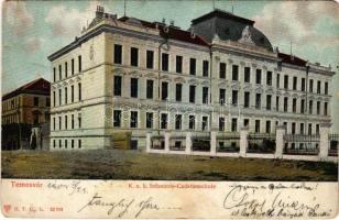 1904 Temesvár, Timisoara; K.u.k. Infanterie Cadettenschule / Cs. és kir. gyalogsági hadapród iskola / military cadet school (EB)