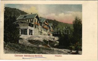 1912 Bálványosfürdő, Baile Balvanyos (Torja, Turia); főépület. Divald Károly fia / spa hotel (EK)