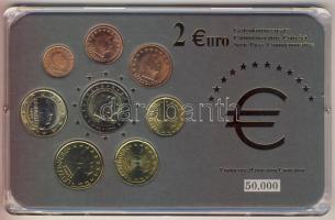 Luxemburg 2004-2005. 1c-2€ 8klf db, benne 2€ "Henri és Adolf" alkalmi veret, kereskedői szettben T:BU Limitált kiadás! Tanúsítvánnyal!