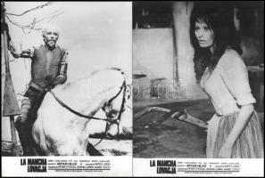 cca 1972 ,,La Mancha lovagja" című olasz - amerikai film jelenetei és szereplői (Sophia Loren, ...