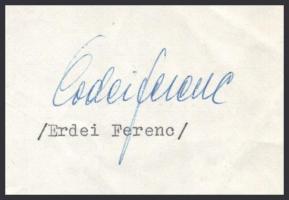 1970 Bp., Agrárgazdasági Kutató Intézet fejléces levélpapírjára írt, gépelt levél, Erdei Ferenc (191...