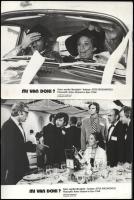 cca 1972 ,,Mi van doki" című amerikai filmvígjáték jelenetei és szereplői (főszereplő Barbara Streisand és Ryan O'Neil), 24 db vintage produkciós filmfotó ezüst zselatinos fotópapíron, a használatból eredő (esetleges) kisebb hibákkal, 18x24 cm