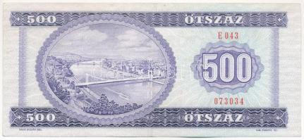 1990. 500Ft "E 043 073034" T:F szép papír
Adamo F43