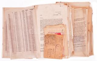 cca 1925-1950 gróf Sternberg József (1901-1967) újságíró, műfordító, ügyvéd hagyatékából származó levelezés, különféle iratok (magyar, angol, német nyelvű), közte Szász-Coburg-Gotha családi vonatkozású, illetve német III. birodalmi iratok is; nagyobb mappányi, tartalmas, átnézésre érdemes anyag.