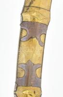 cca 1900 Dísztőr, jelzés nélkül, korának megfelelő szép állapotban, h: 45 cm