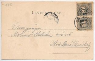 1900 Ada Kaleh (Orsova), Vaskapu-szoros, iparvasút. Hairy Hassan kiadása / Eisernes Tor / Portile de...