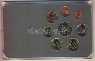 Finnország 2001-2005. 1c-2€ 8klf db, benne 2€ alkalmi veret "60 éves az ENS...