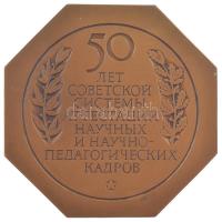 Szovjetunió 1983. "50 éve a szovjet tudományos és pedagógiai alkalmazottak rendszerében / A Szo...
