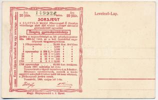 Orsova, Kazán szoros. Hátoldalon sorsjegy a Szegény gyermekpoliklinika javára / Kazaan gorge. Charit...