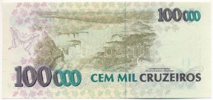 Brazília 1993. 100.000C "100 CRUZEIROS REAIS" felülbélyegzéssel T:UNC
Brazil 1993. 100.00...