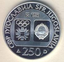 Jugoszlávia 1983. 250D Ag "Téli olimpia-Lepenski Vir" T:PP
