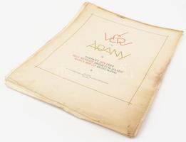 Ady (Endre): Vér és arany. Tizenkét ~vers. Baja Benedek eredeti kőrajzai. Babits Mihály előszavával....