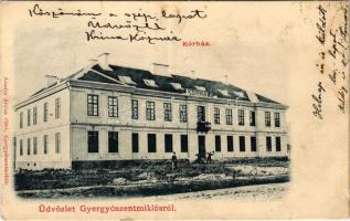 1902 Gyergyószentmiklós, Gheorgheni; Kórház. Kricsa Péter kiadása / hospital (kis szakadás / small tear)