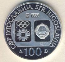 Jugoszlávia 1983. 100D Ag "Téli olimpia-jégkorcsolya" T:PP