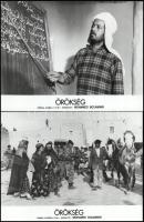 cca 1980 ,,Örökség" című algériai film jelenetei és szereplői, 9 db vintage produkciós filmfotó ezüst zselatinos fotópapíron, a használatból eredő (esetleges) kisebb hibákkal, 18x24 cm