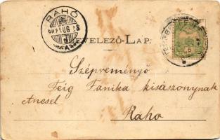 1902 Máramarossziget, Sighetu Marmatiei; Fő tér, piac, Korona szálloda és kávéház, Klein üzlete. Kau...