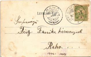 1905 Máramarossziget, Sighetu Marmatiei; Igazságügyi palota. Wizner és Dávid kiadása / Palace of Jus...