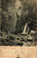 1902 Orsova, vízesés Mehádián. Raichl Sándor junior kiadása / waterfall