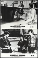 cca 1982 ,,Androidok lázadása" című amerikai sci-fi jelenetei és szereplői, 9 db vintage produk...