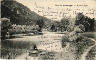 1915 Máramarossziget, Sighetu Marmatiei; Petőfi liget. Wizner és Dávid kiadása / park (EK)