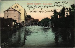 1905 Lugos, Lugoj; Spanyol malom. Auspitz Adolf kiadása / Spanish mill
