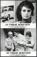 cca 1986 előtt készült ,,Az utolsó száguldás" című csehszlovák film jelenetei és szereplői, 5 d...