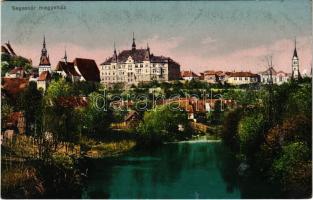 1917 Segesvár, Schässburg, Sighisoara; Megyeház / county hall (EK)