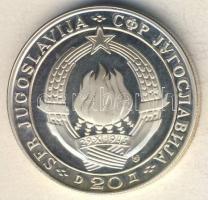 Jugoszlávia 1968. 20D Ag "Köztársaság 25. évfordulója" T:PP