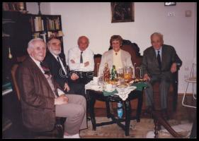 Gyurkovics Tibor író. Sediánszky János, Vértes Ö András fotója 12x9 cm