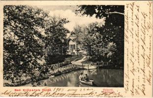 1905 Előpatak-fürdő, Valcele; Halas tó / Fischteich / lake (EK)
