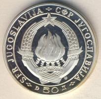 Jugoszlávia 1968. 50D Ag "Köztársaság 25. évfordulója-Tito" T:PP