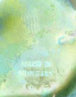 Zsolnay eozin mázas hamutál. Jelzett, hibátlan. 9 cm