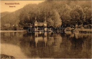 Menyházafürdő, Monyásza, Baile Moneasa; Halastó. Fái Károly kiadása / lake