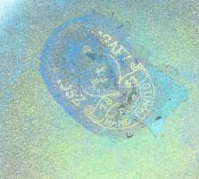 Zsolnay eozin mázas váza. Jelzett, hibátlan m: 14 cm