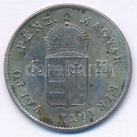 1849NB 6kr Ag T:VF patina Adamo B3