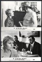 cca 1971 ,,A vénlány és az agglegény" című francia - olasz film jelenetei és szereplői, 7 db vi...