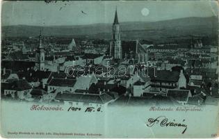 1900 Kolozsvár, Cluj; látkép. Dunky Fivérek cs. és kir. udvari fényképészek kiadása / general view (r)