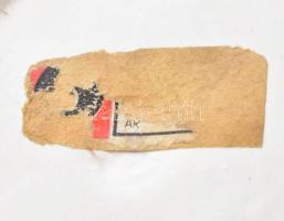 Gorka Iparművészeti Vállalat repesztett mázas kerámia váza. Kézzel festett, jelzett, kis kopással, m...